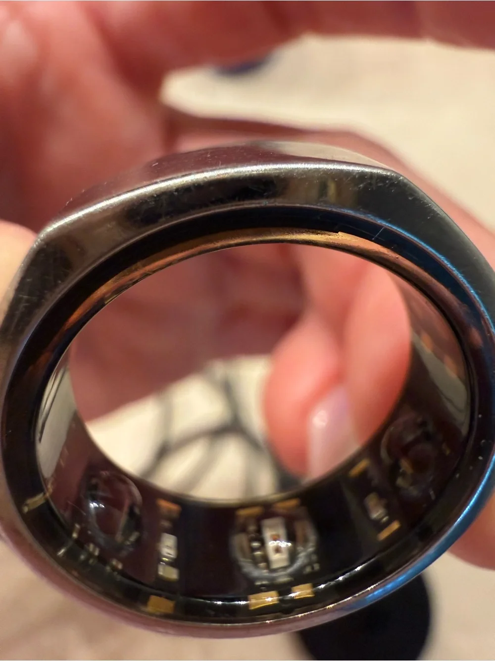 Oura Ring generation 3 size 9 silver finish.